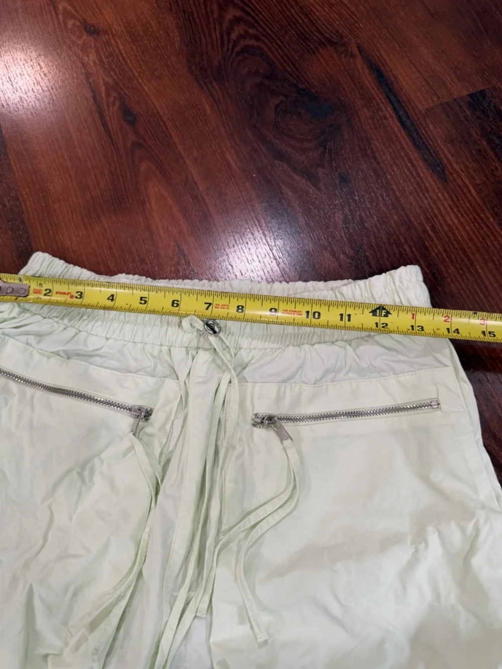 ZARA 2 PC MINI SKIRT Sz S AND CROPTOP jacket Sz XS light green color